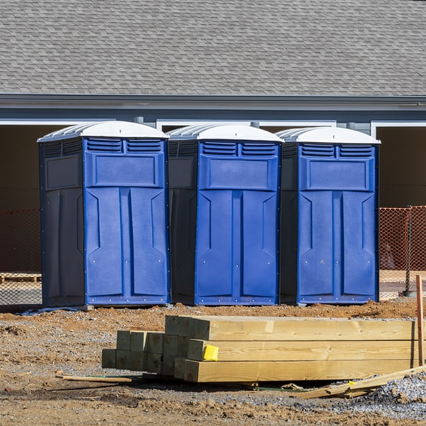 is there a specific order in which to place multiple porta potties in Cary Illinois